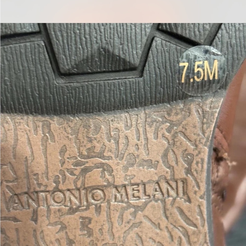 ANTONIO MELANI Tan Leather Winter Boots - Picture 8 of 8